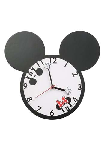 DISNEY MICKEY & MINNIE MOUSE SHAPED WALL CLOCK - Clocks